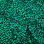Jade Leopard Viscose