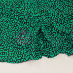 Jade Leopard Viscose