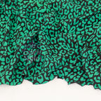Jade Leopard Viscose