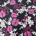 Pink Line Sketch Floral Viscose