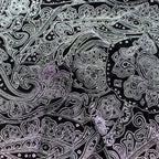 Paisley Scarf Outline Viscose