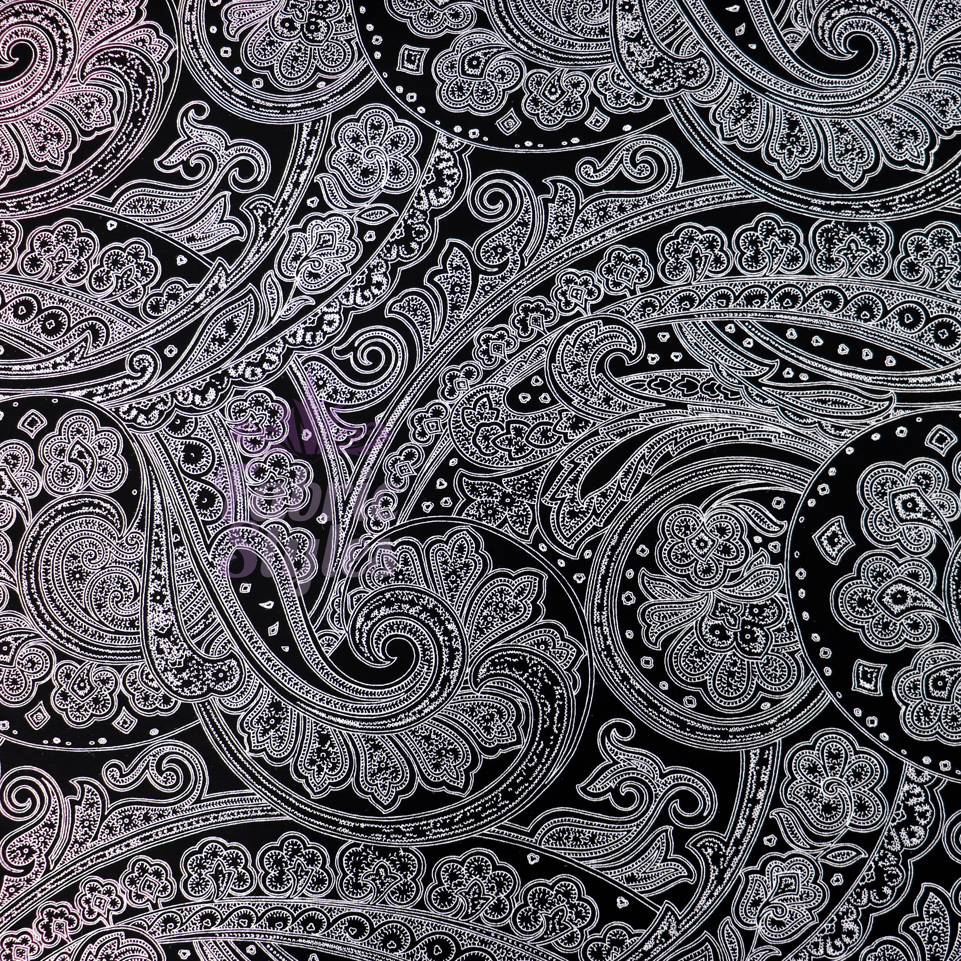 Paisley Scarf Outline Viscose