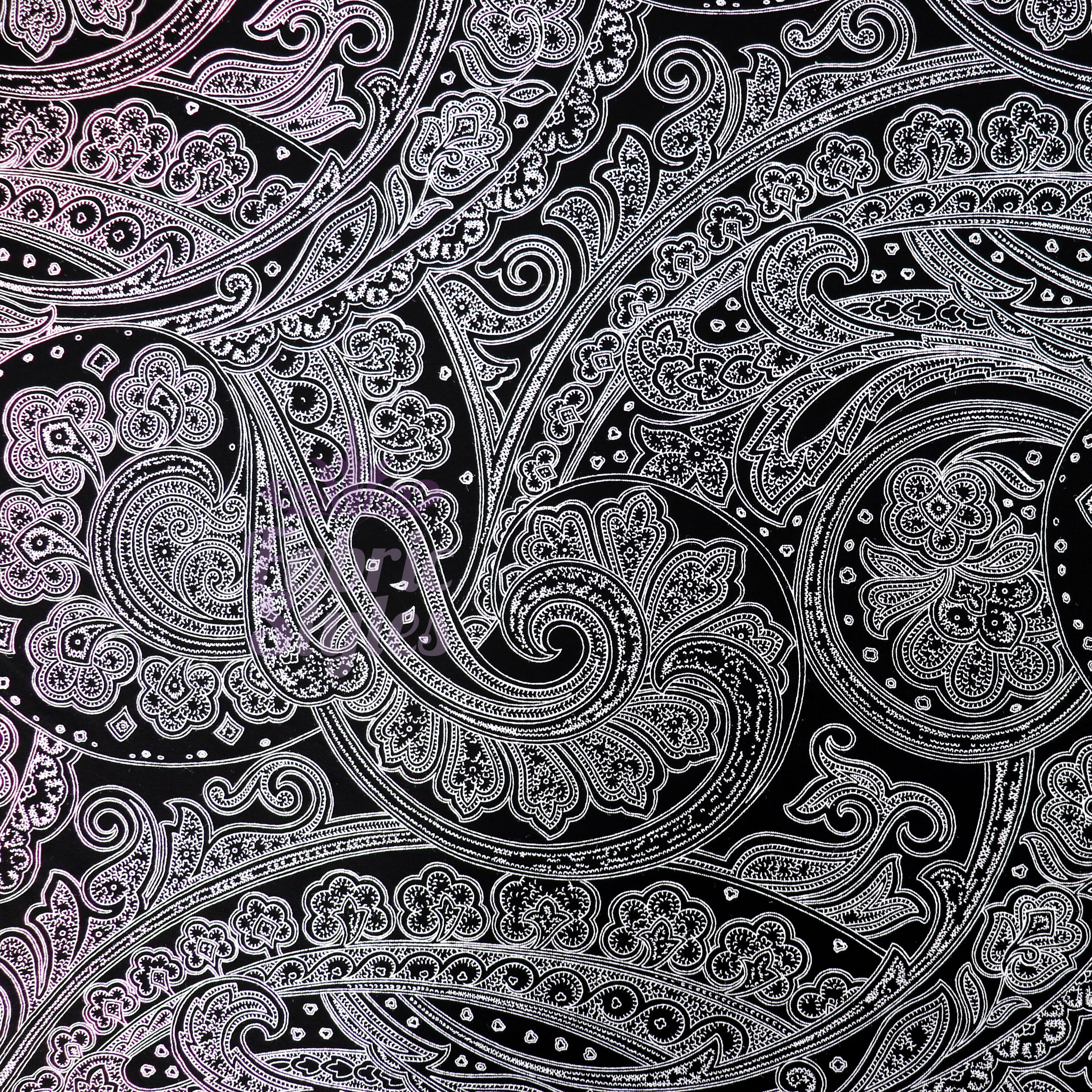 Paisley Scarf Outline Viscose
