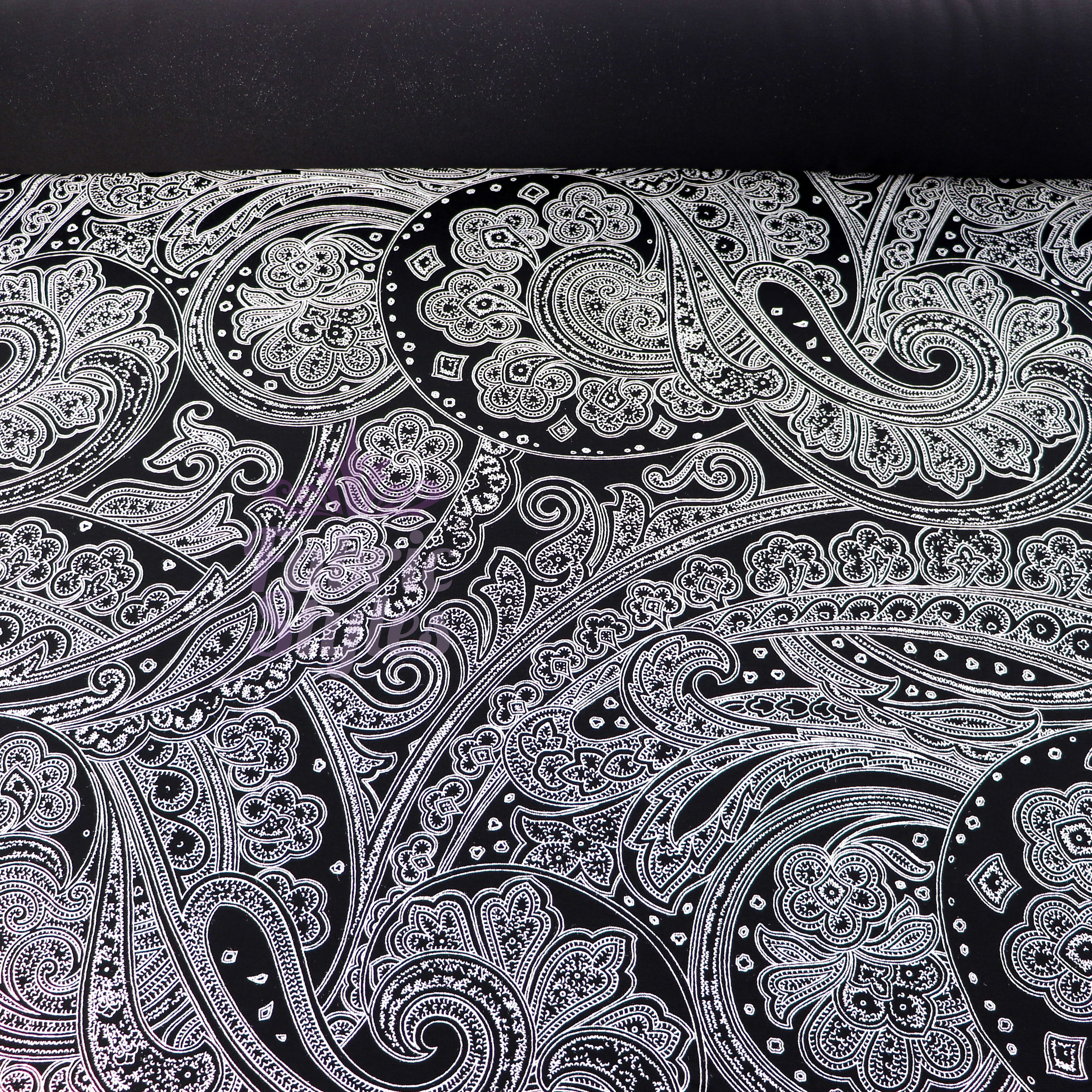 Paisley Scarf Outline Viscose