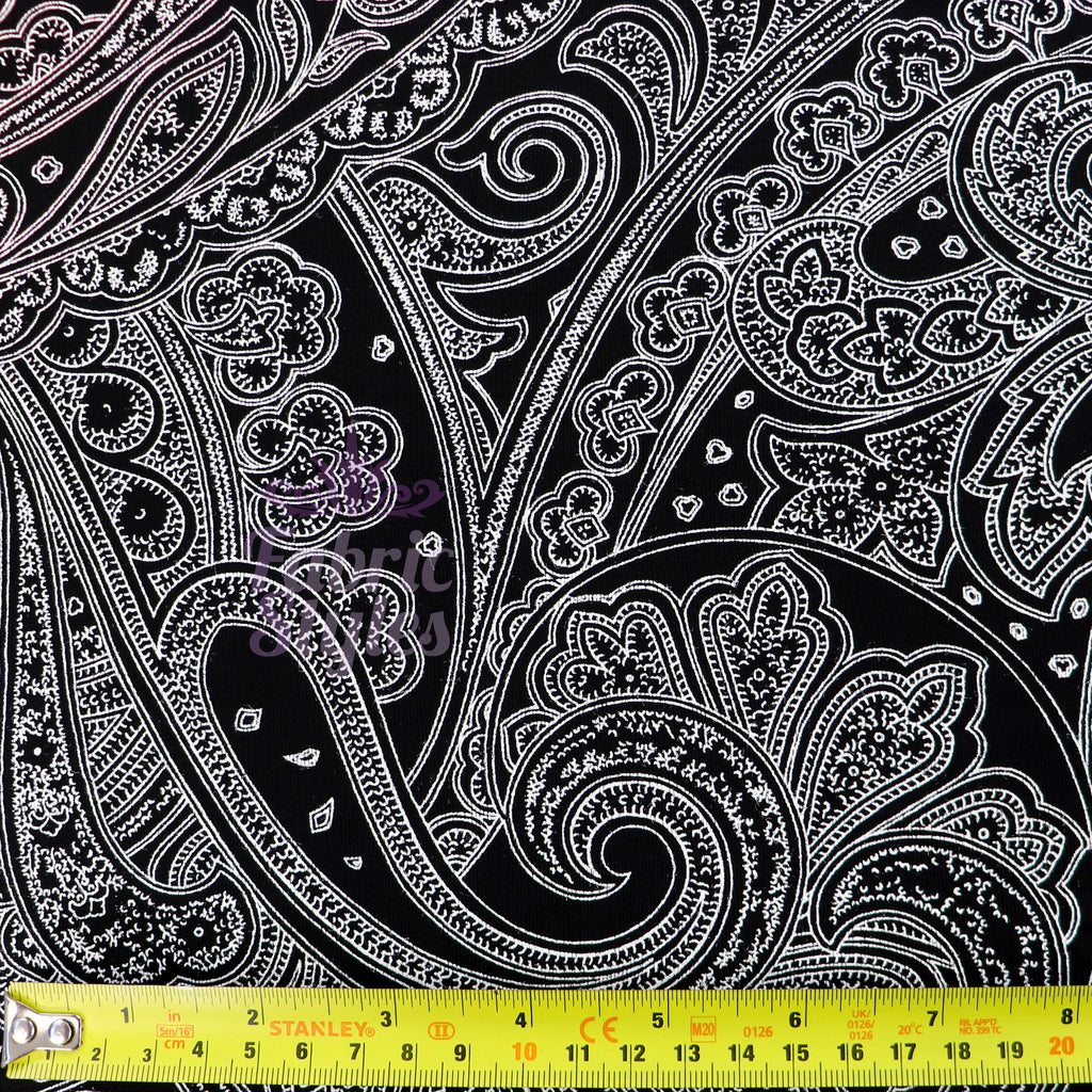 Paisley Scarf Outline Viscose