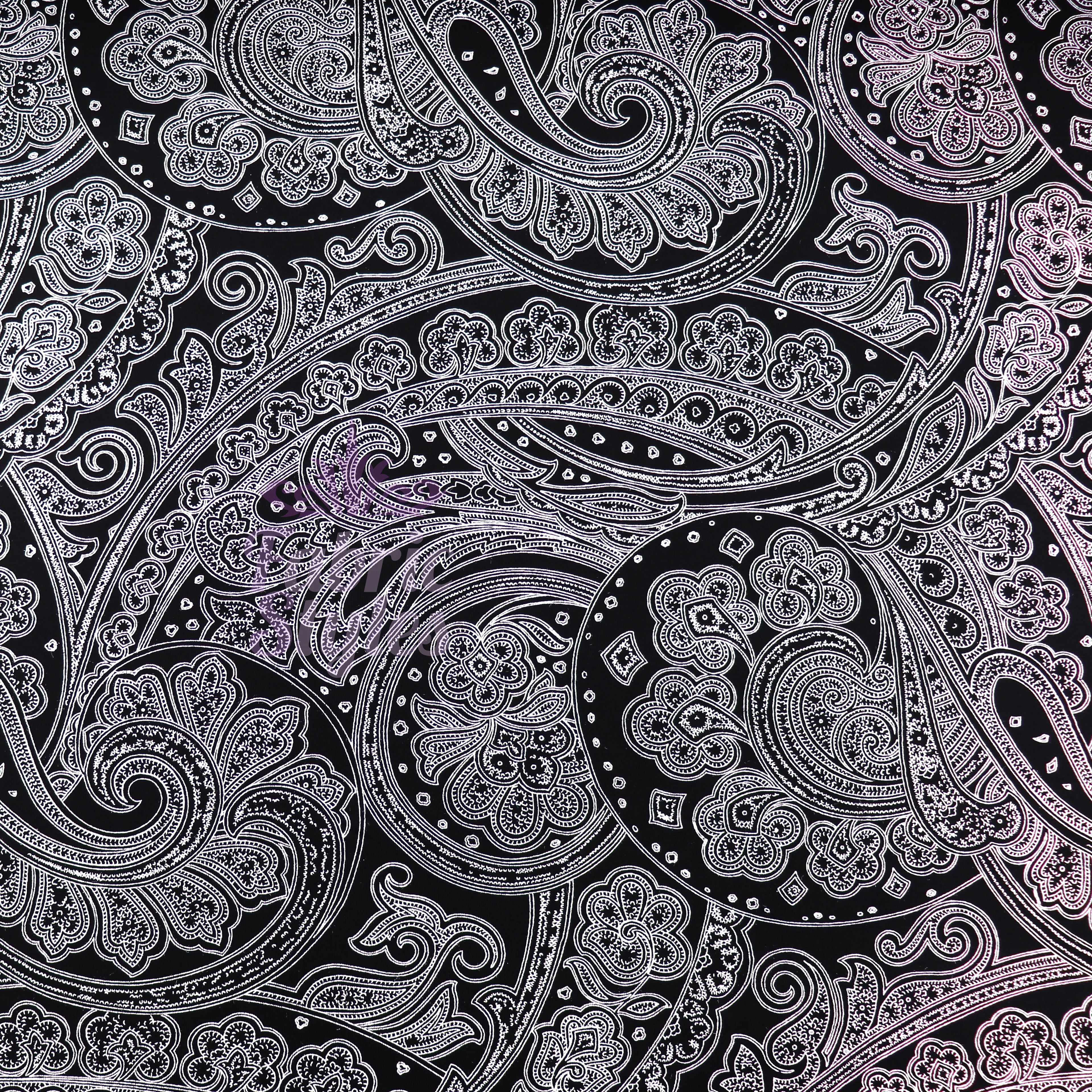 Paisley Scarf Outline Viscose