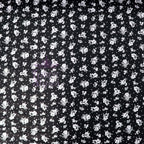 Monochrome Ditsy Floral Viscose