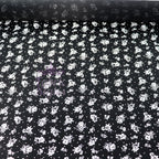 Monochrome Ditsy Floral Viscose
