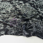 Floral Outline Viscose