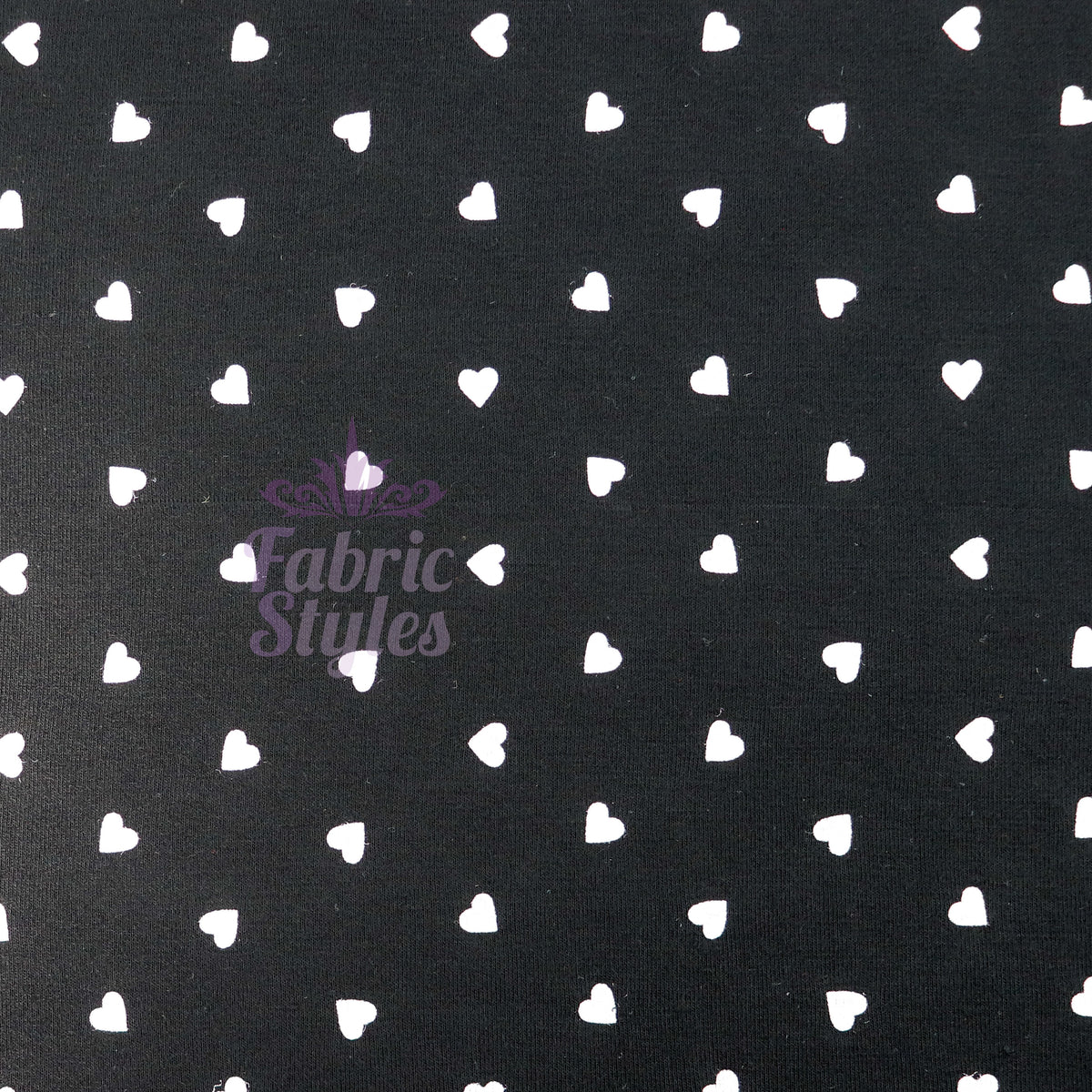 Mini Scattered Hearts Viscose