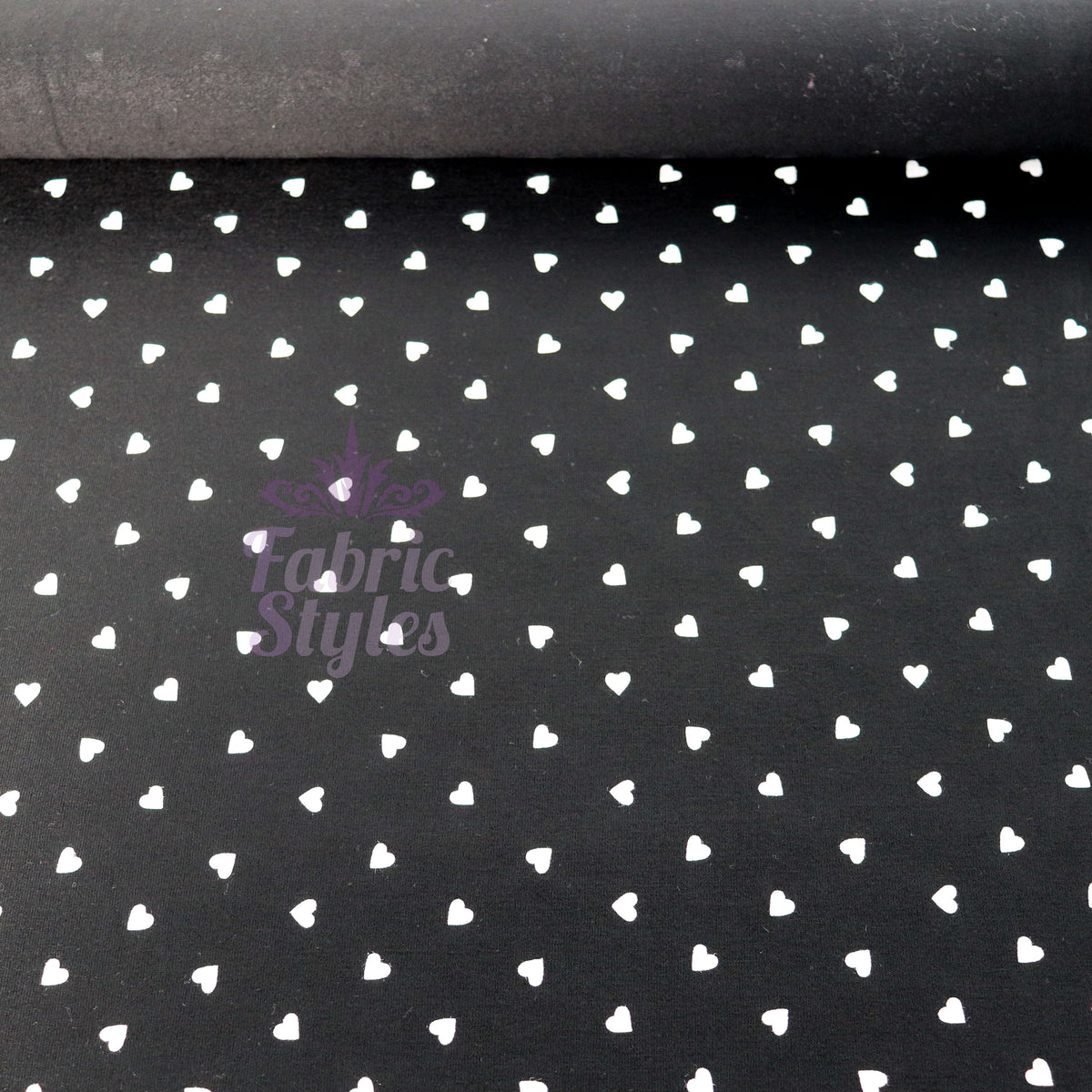 Mini Scattered Hearts Viscose