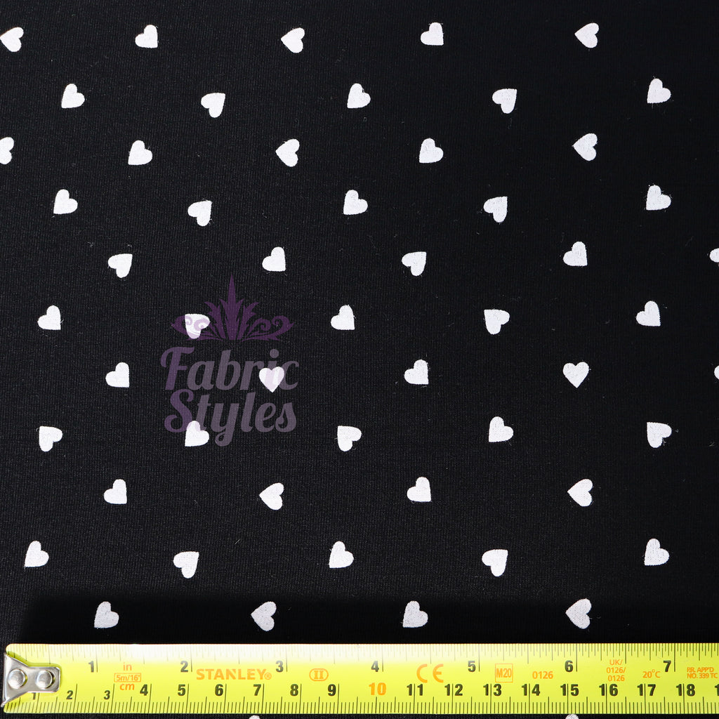 Mini Scattered Hearts Viscose