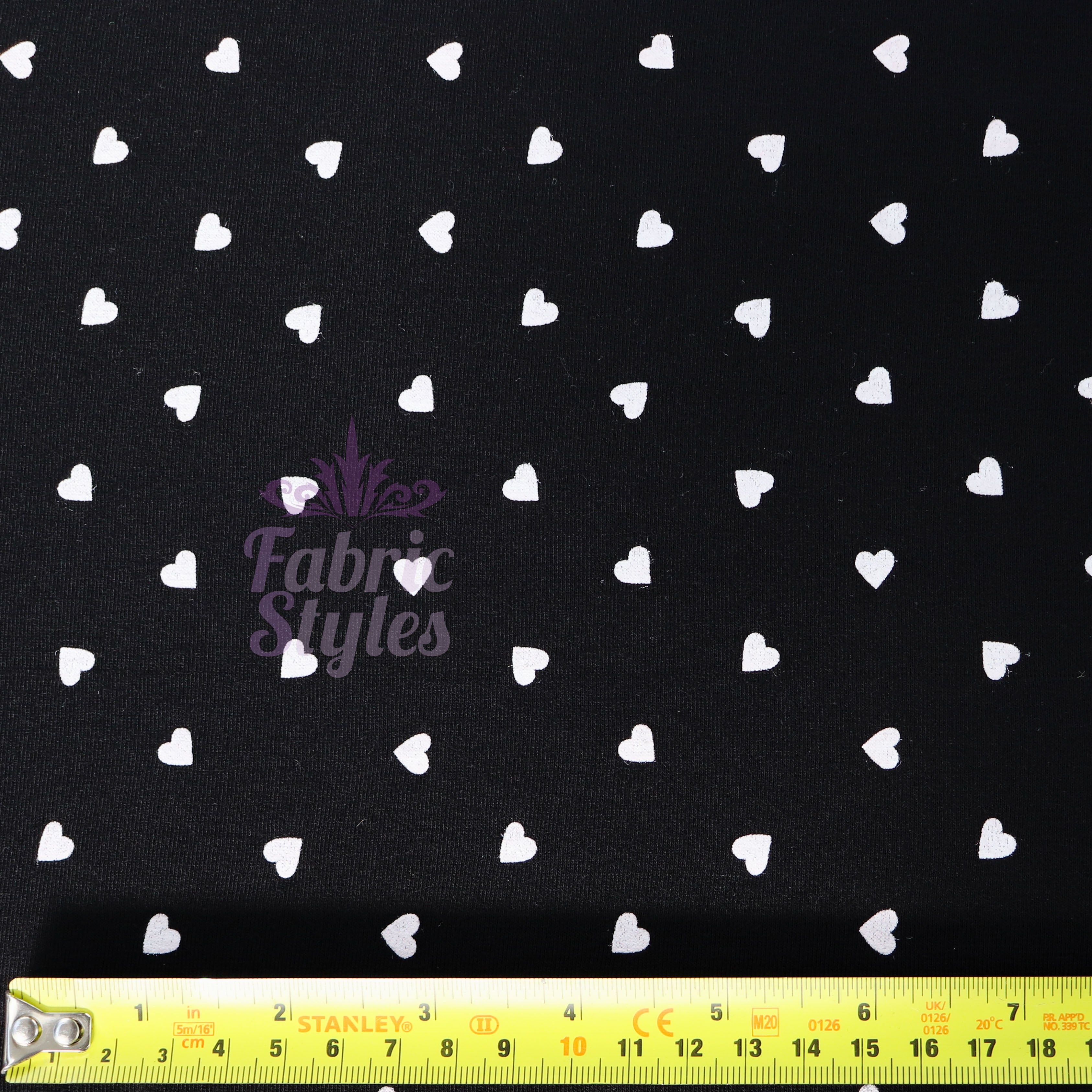 Mini Scattered Hearts Viscose