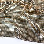 Holographic Square Sequin Stretch Lurex Fabric
