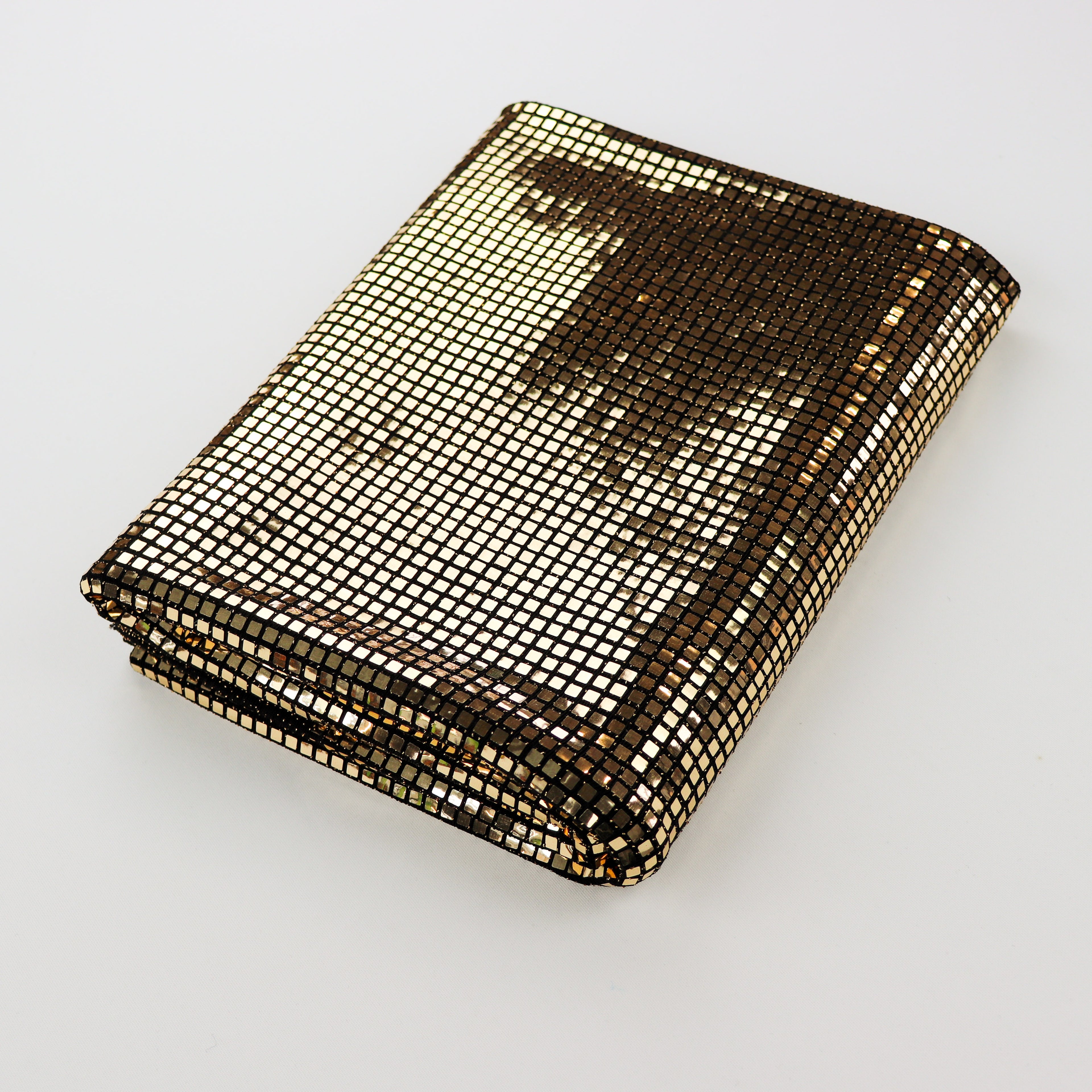 Holographic Square Sequin Stretch Lurex Fabric