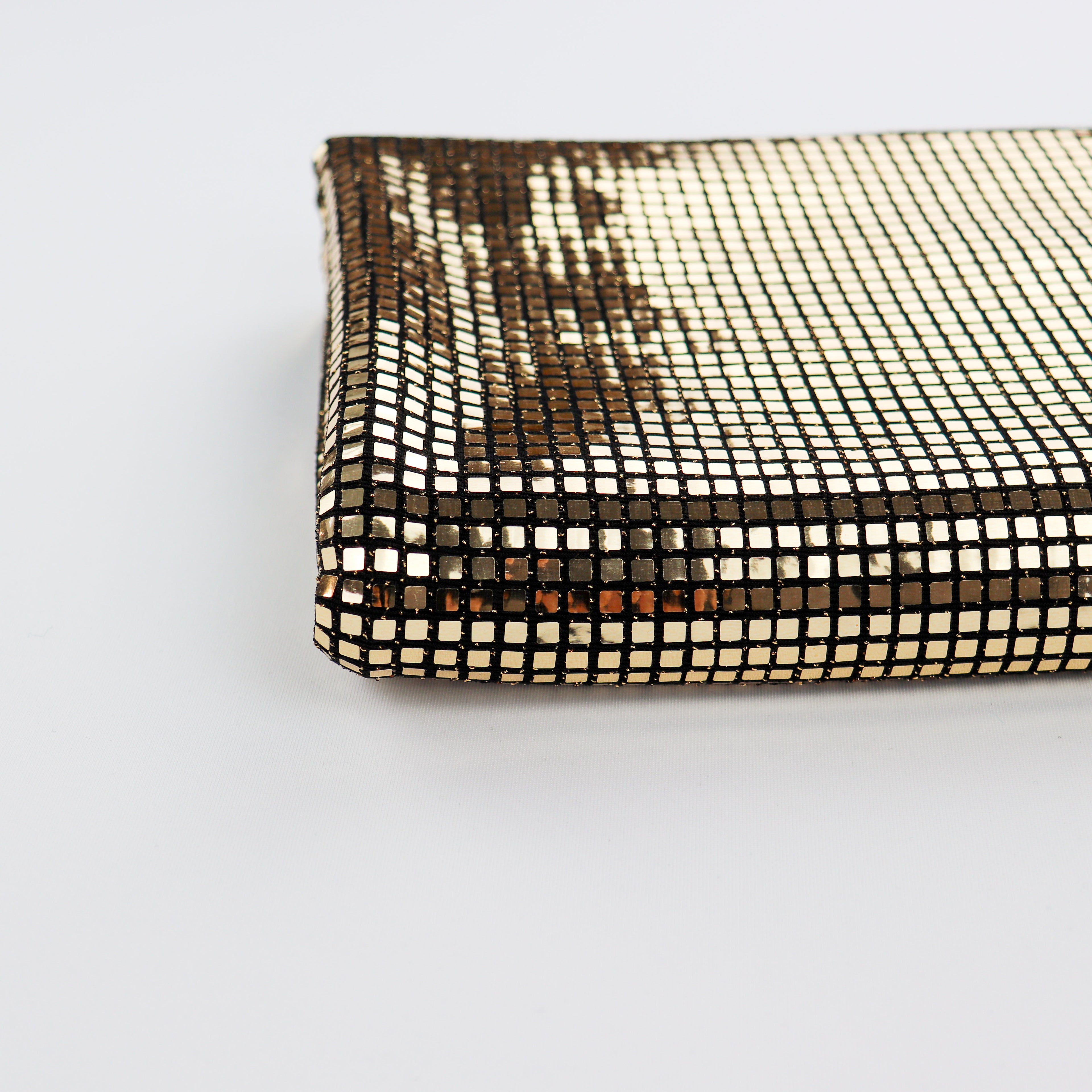 Holographic Square Sequin Stretch Lurex Fabric