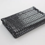 Grey & Silver Sequin Lurex All Way Stretch Fabric