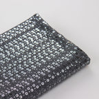 Grey & Silver Sequin Lurex All Way Stretch Fabric