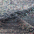 Rainbow Glitter Lurex All Way Stretch Fabric