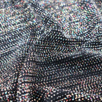 Rainbow Glitter Lurex All Way Stretch Fabric