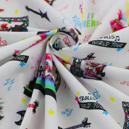 Trolls Sing It Cotton Fabric