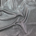 Silver Foil Power Mesh Fabric