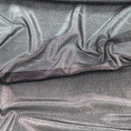 Silver Foil Power Mesh Fabric