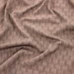 Chocolate Brown Textured 2 Way Stretch Dress Fabric
