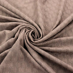 Chocolate Brown Textured 2 Way Stretch Dress Fabric