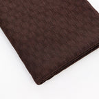 Chocolate Brown Textured 2 Way Stretch Dress Fabric