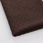 Chocolate Brown Textured 2 Way Stretch Dress Fabric