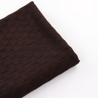 Chocolate Brown Textured 2 Way Stretch Dress Fabric