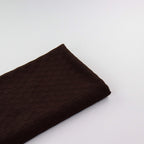 Chocolate Brown Textured 2 Way Stretch Dress Fabric