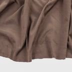Chocolate Brown 2 Way Stretch Suede Fabric