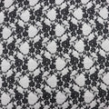 Black Floral Lace Dress Fabric