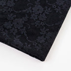 Black Floral Lace Dress Fabric