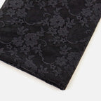Black Floral Lace Dress Fabric