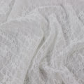 White Ditsy Floral Lace Dress Fabric