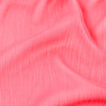 Coral Pink Crinkle Yoryu Chiffon Fabric