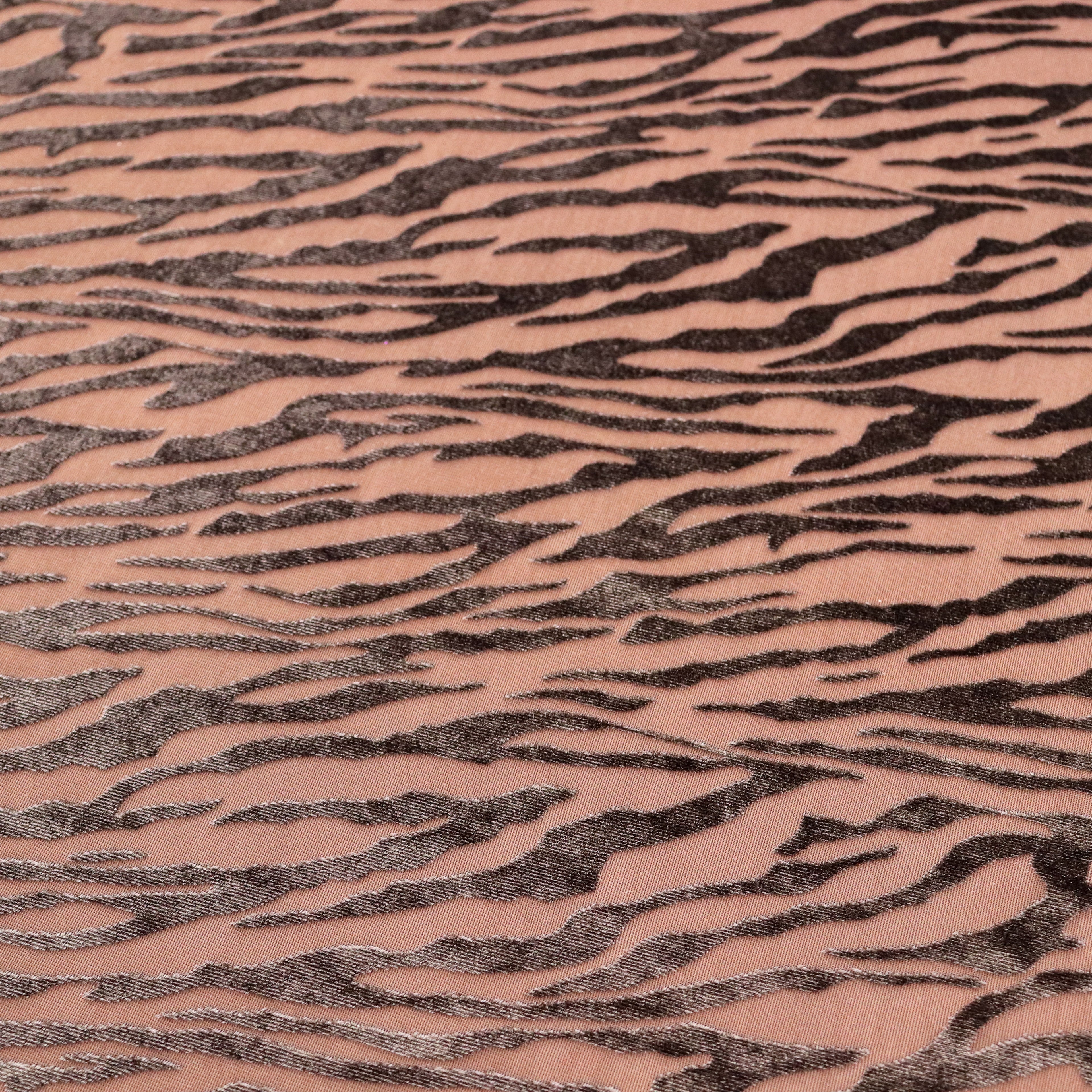 Tiger Stripe Devoré Fabric