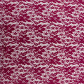 Wine Floral Lace Dress Fabric
