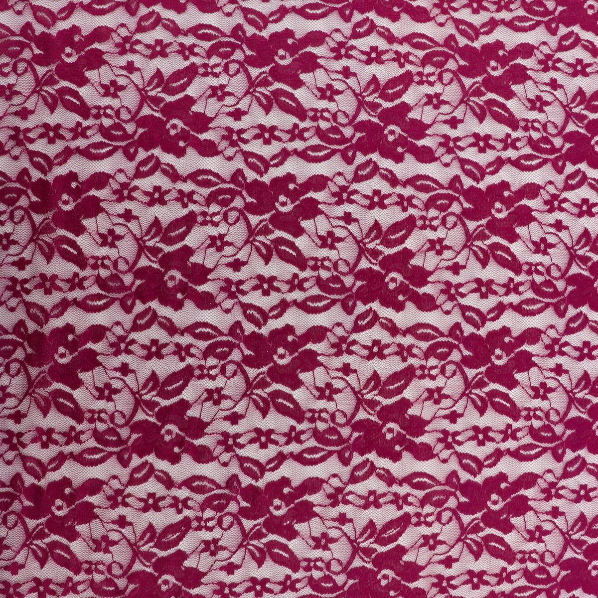 Wine Floral Lace Dress Fabric