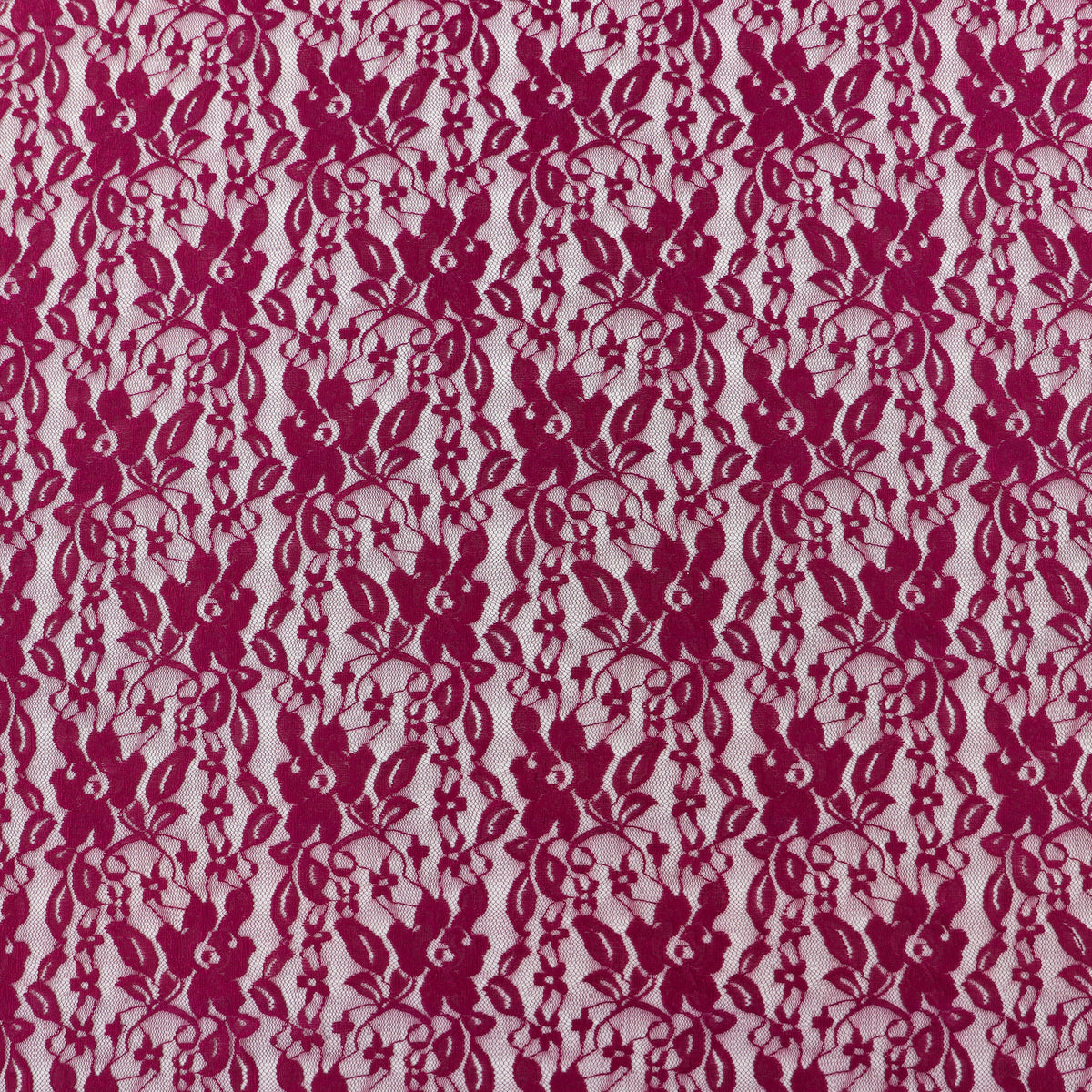 Wine Floral Lace Dress Fabric