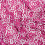 Wine Floral Lace Dress Fabric