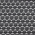 Black Crochet Stretch Fabric