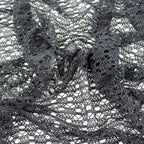 Black Crochet Stretch Fabric