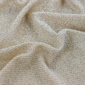 Silver Glitter Nylon Frice Fabric