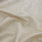 Silver Glitter Nylon Frice Fabric