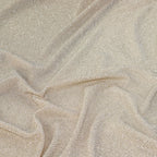 Silver Glitter Nylon Frice Fabric