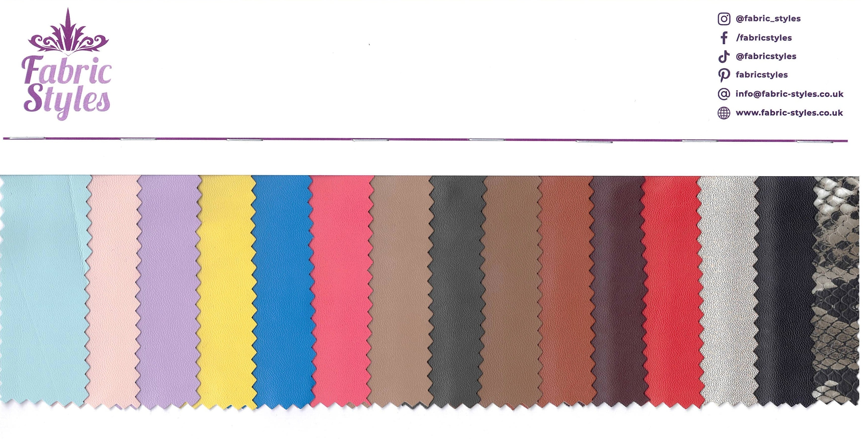 Matt Faux Leather Fabric